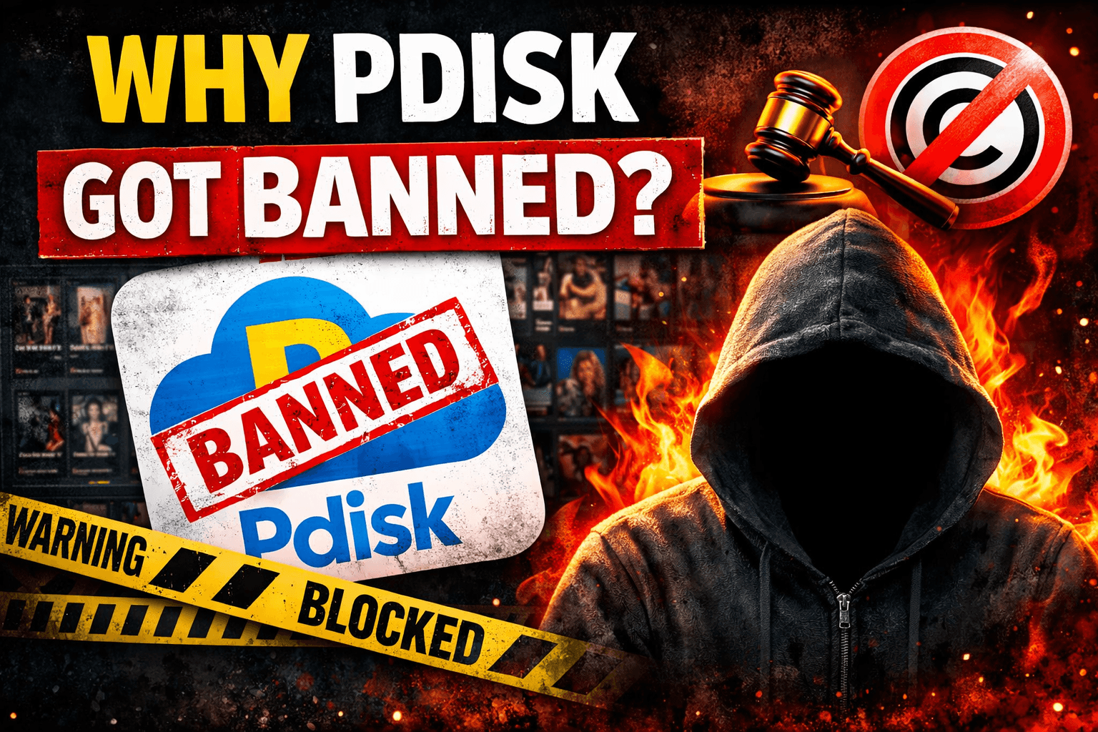 Why Pdisk is Banned in India? Everything You Need to Know